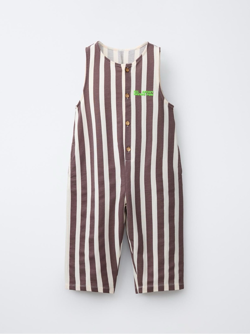 ZARA BOYS STRIPED OVERALLS